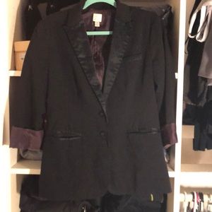 Lauren Conrad Black Tuxedo Blazer